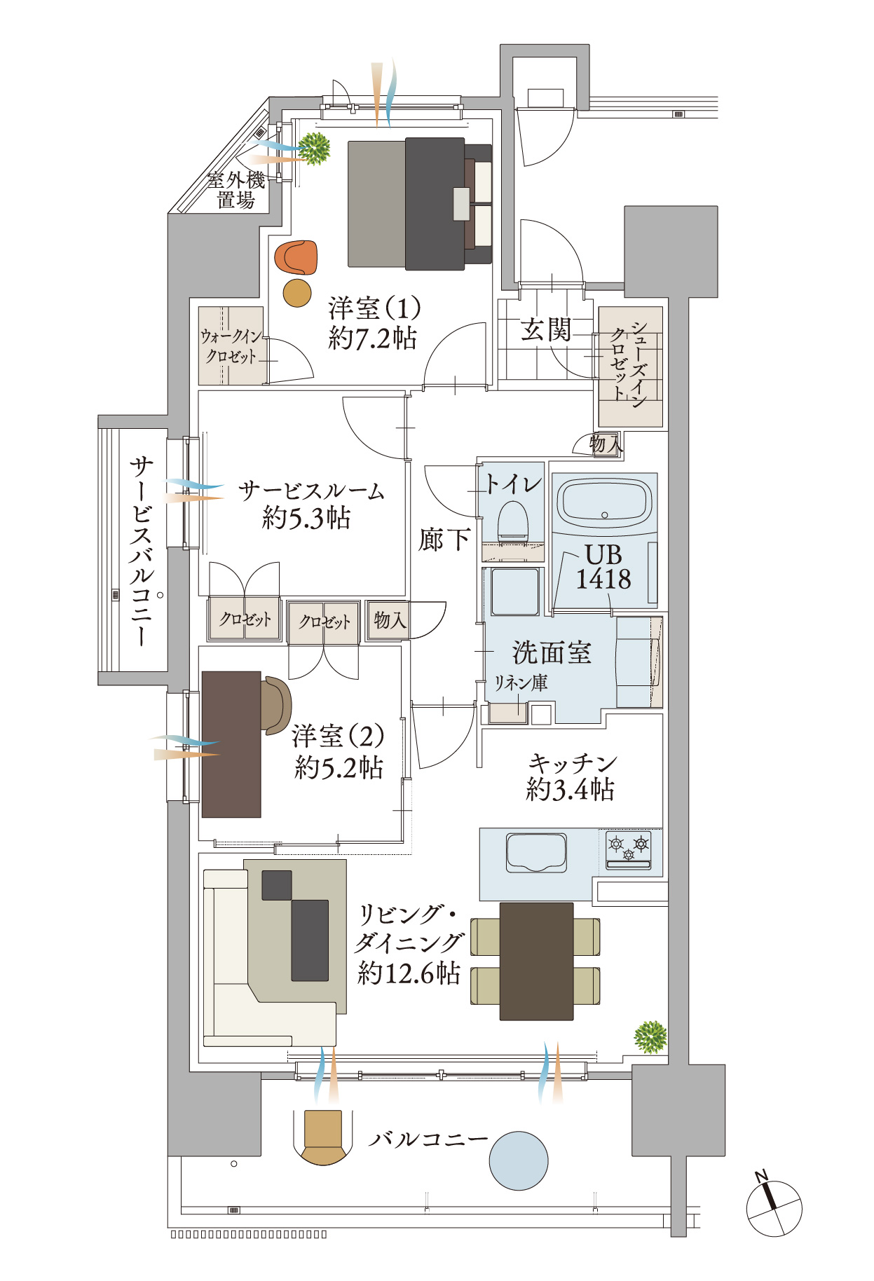 家具配置例