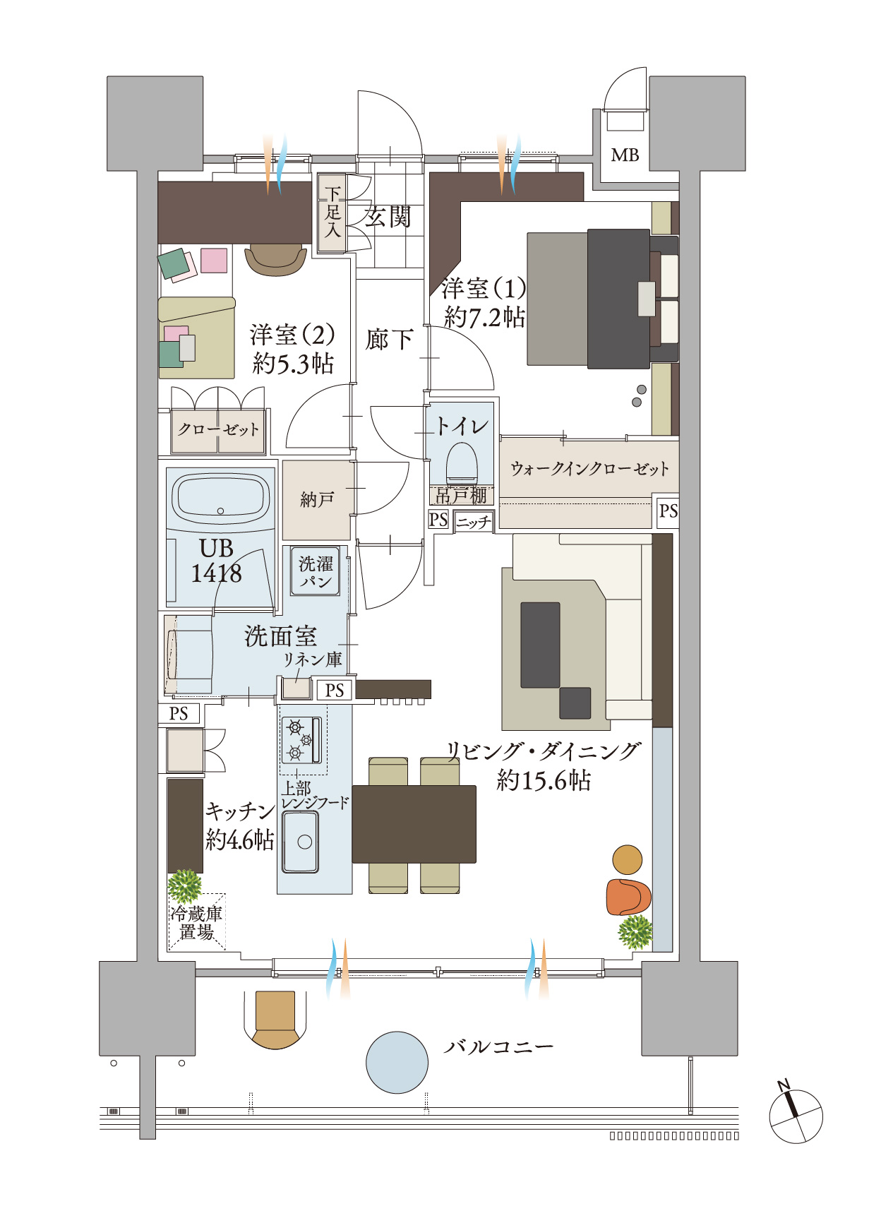 家具配置例