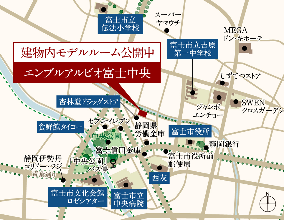現地周辺地図