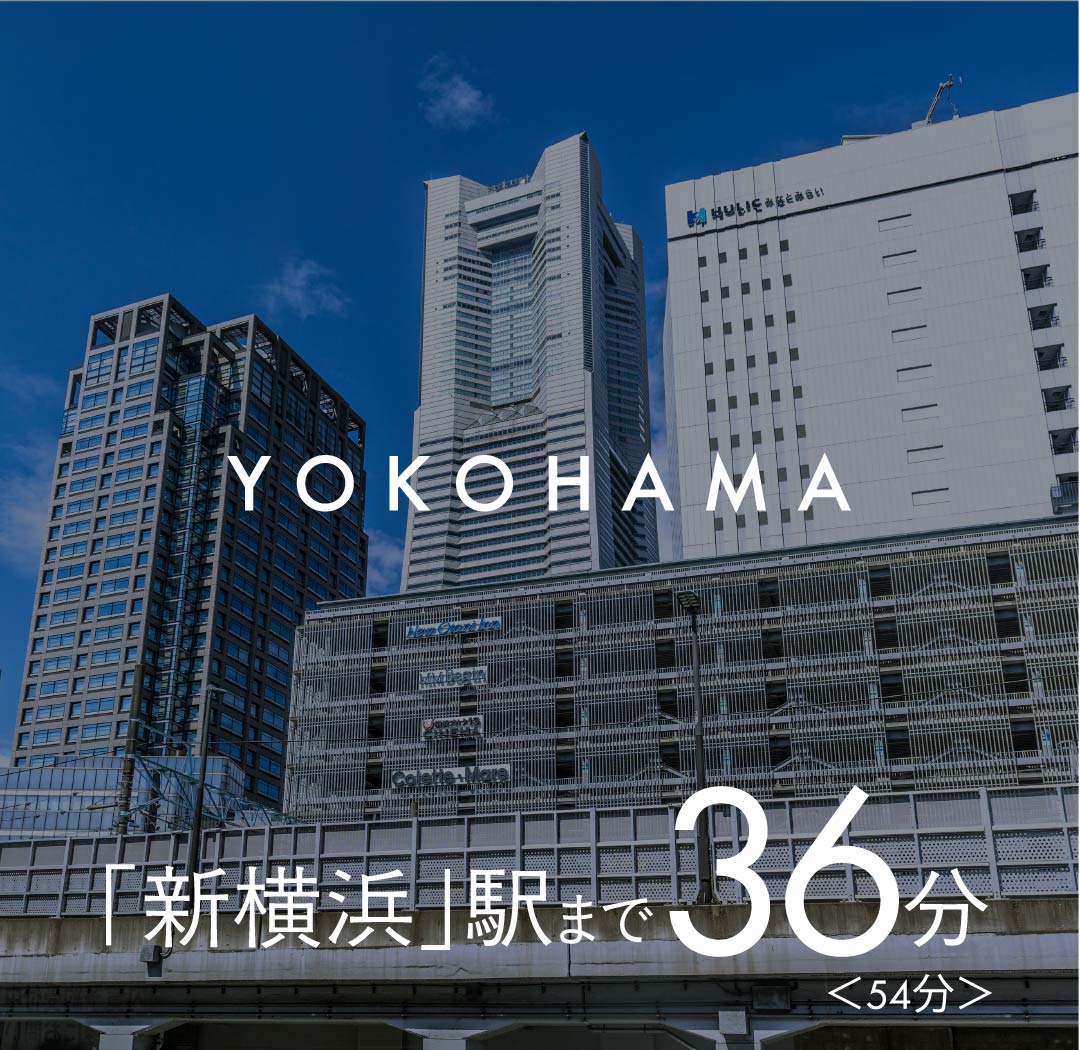 新横浜駅まで36分