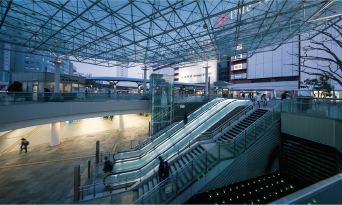 JR東海道本線・東海道新幹線 「静岡」駅