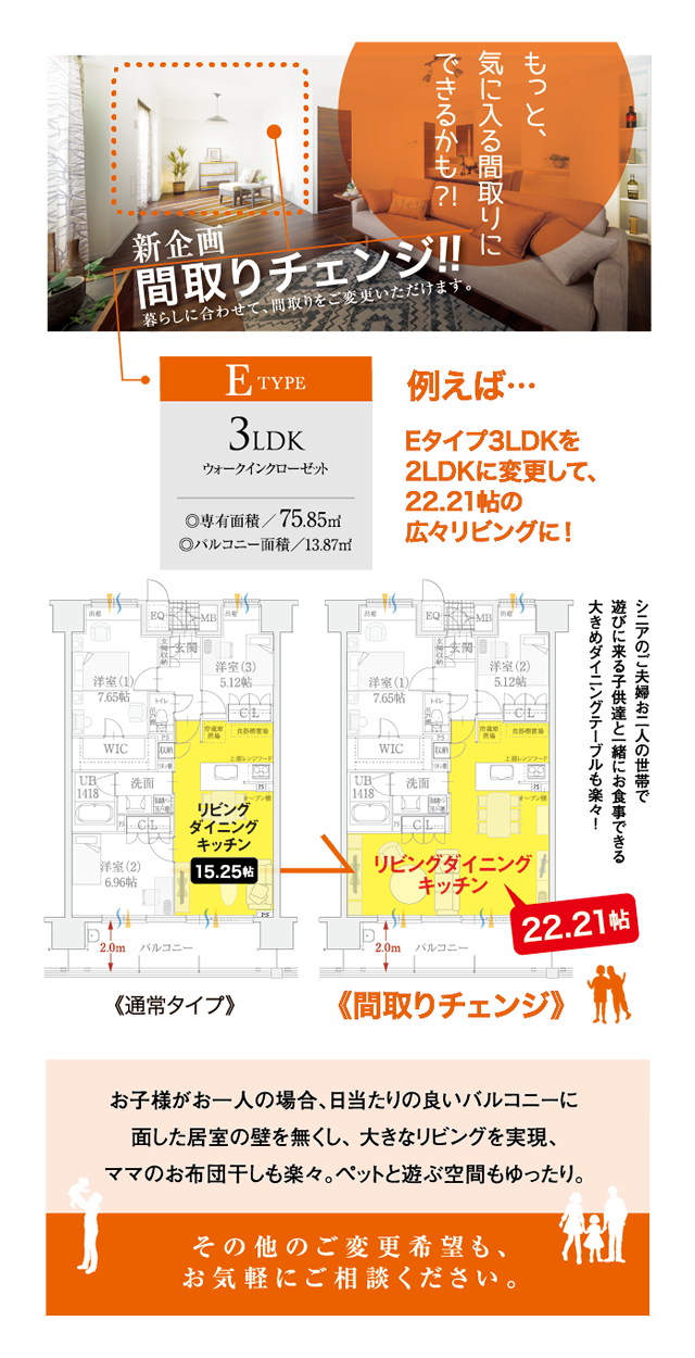 間取りチェンジ