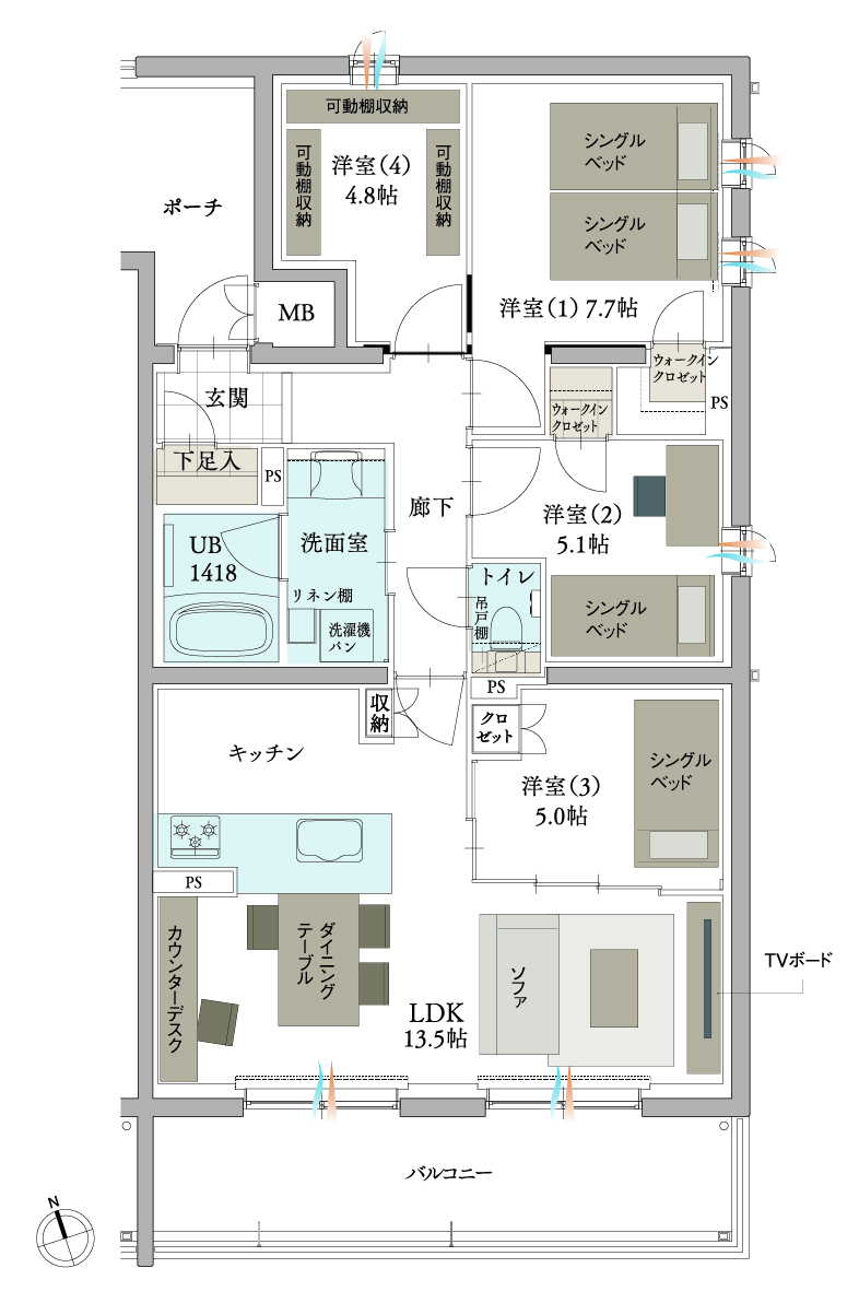 家具配置例