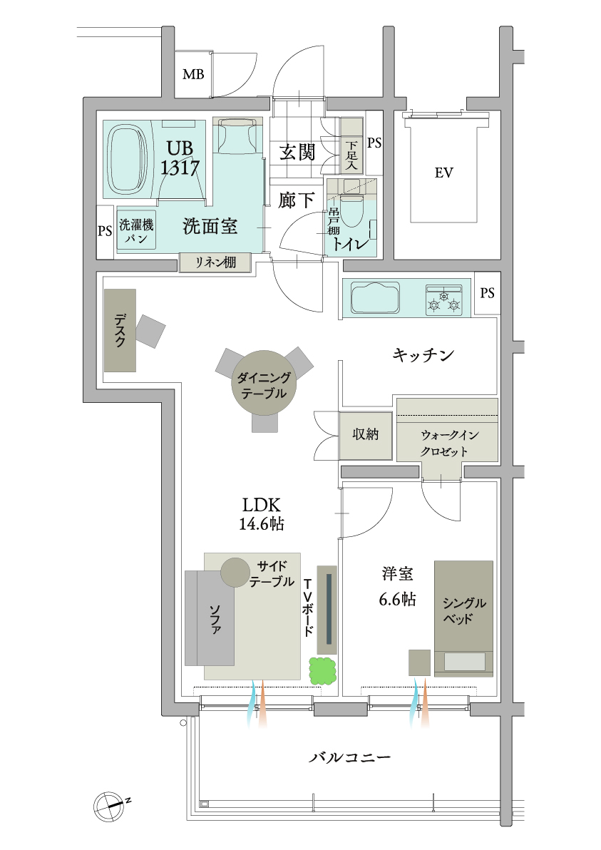 家具配置例